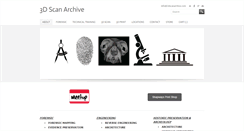 Desktop Screenshot of 3dscanarchive.com